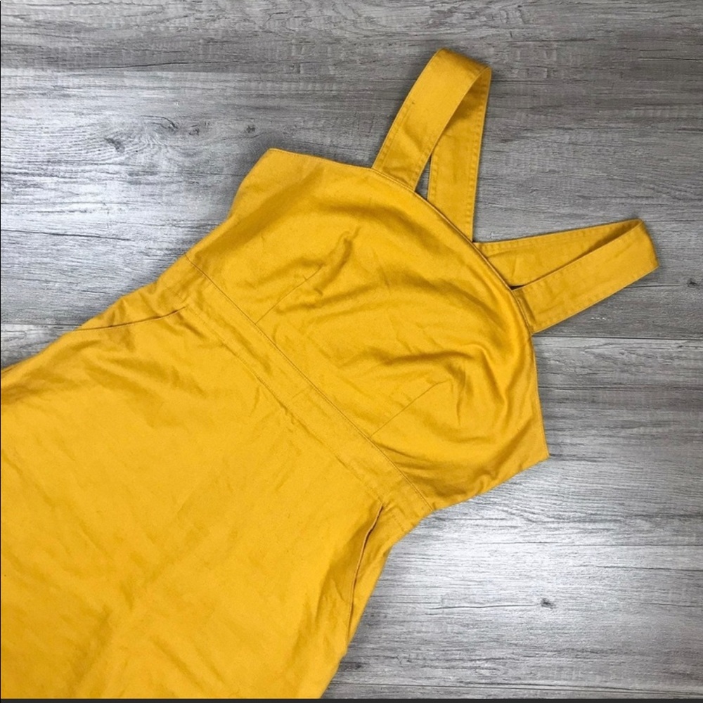 Mustard Yellow Fitted Sundress